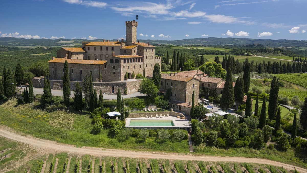 Vineyard hotel in wine region